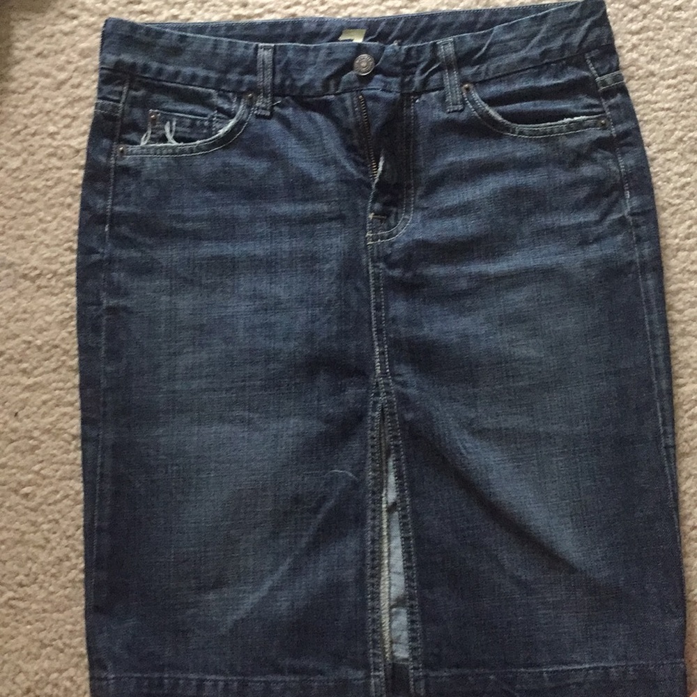 Seven for mankind denim skirt